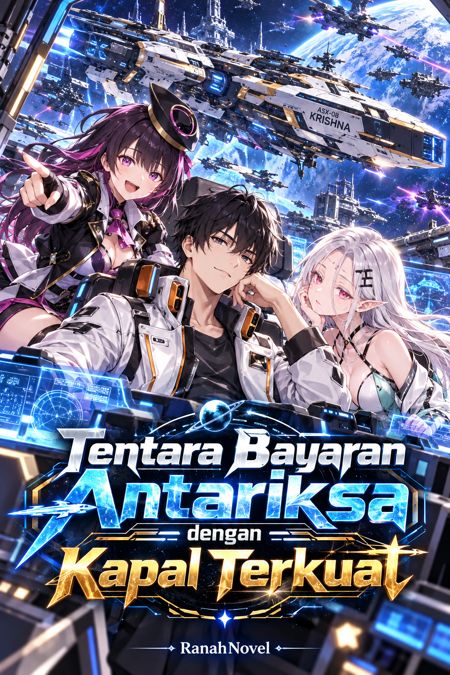 Cover Tentara Bayaran Antariksa dengan Kapal Terkuat